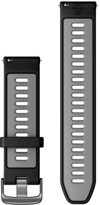 Silikonový řemínek Garmin 22mm (pro Venu 3, Forerunner 265, Vívoactive 4 aj.), černý, Quick Release, 010-11251-A0