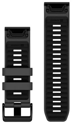 Silikónový remienok Garmin 26mm, Černý, QuickFit, 010-13393-10