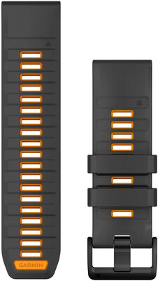 Silikonový řemínek Garmin 26mm (pro Garmin Fenix 8/7X/6X (51mm), Tactix aj.), šedý V4, QuickFit, 010-13393-05