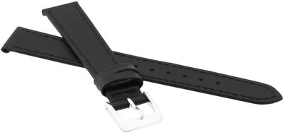 Kožený remienok JVD R18201 18mm, čierny