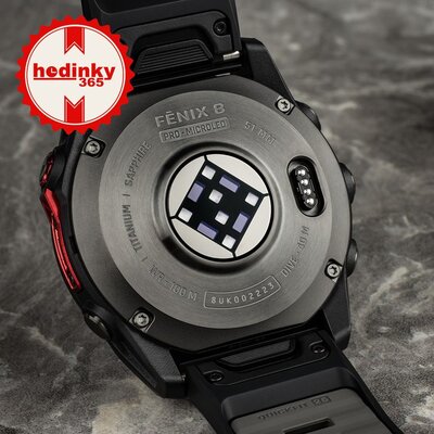 Garmin Fenix 8 Pro MicroLED 51mm, Sapphire Carbon Gray DLC Titanium Black