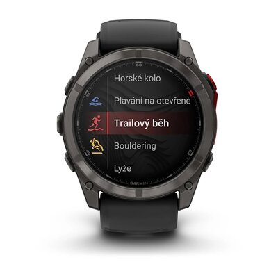 Garmin Fenix 8 Pro MicroLED 51mm, Sapphire Carbon Gray DLC Titanium Black