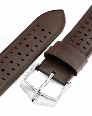 Kaučukový remienok Hirsch NYAD L 0921099010-2, hnedý, prírodný kaučuk, dĺžka L, Quick Release