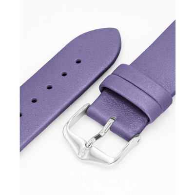 Kožený řemínek Hirsch Cashmere 03902186-2, fialový, teletina, Quick Release