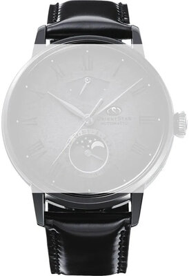Kožený remienok Orient Star UL01B011N9 20mm (pre model RE-AY01), čierny