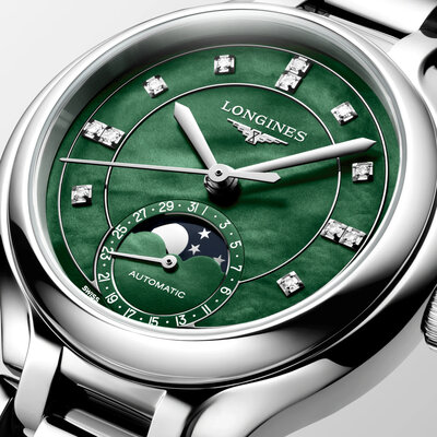 Longines Elegance PrimaLuna Automatic Moonphase L8.126.4.07.6
