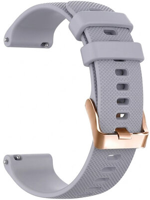 Silikónový remienok Ricardo Aprica 18mm, Gray, Quick Release