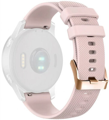 Silikónový remienok Ricardo 20mm (pro Garmin Venu, Venu Sq, Venu Sq 2, Venu 2 plus aj.), ružový, Quick Release