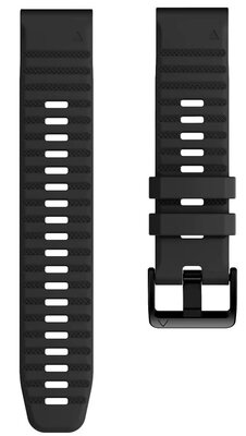 Silikónový remienok Ricardo Passo Rolle 26mm, QuickFit, Black