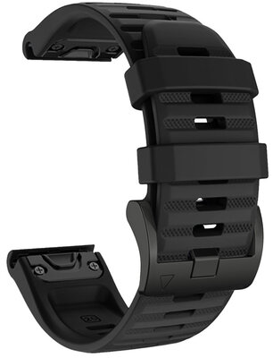 Silikónový remienok Ricardo Passo Rolle 26mm, QuickFit, Black