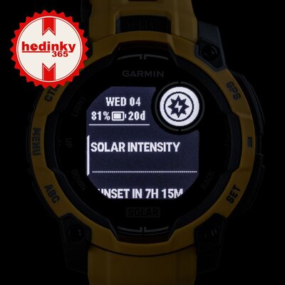 (SK) Garmin Instinct 3 Solar 45mm, Sunburst