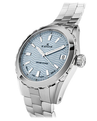 Edox Grand Ocean Date Lady Quartz 53103-3m-bucn