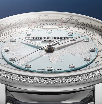 Frederique Constant Manufacture Classic Worldtimer Automatic FC-719LBWD3DH6 Limited Edition 88pcs (+ náhradný remienok)