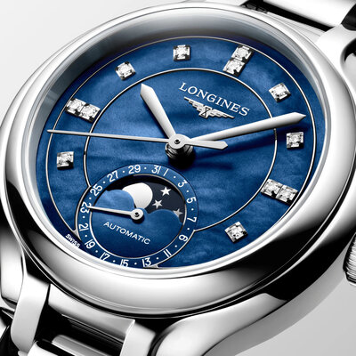 Longines Elegance PrimaLuna Automatic Moonphase L8.126.4.97.6