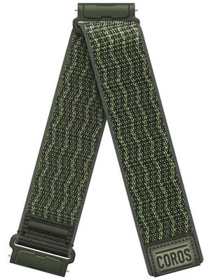 Nylonový popruh Coros (pro Nomad), zelený, Quick Release, predĺžená dĺžka