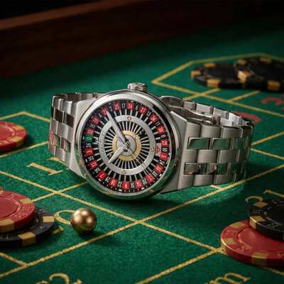 Perrelet Turbine Automatic A4066/S3 Casino Roulette Limited Edition (+ náhradný remienok)