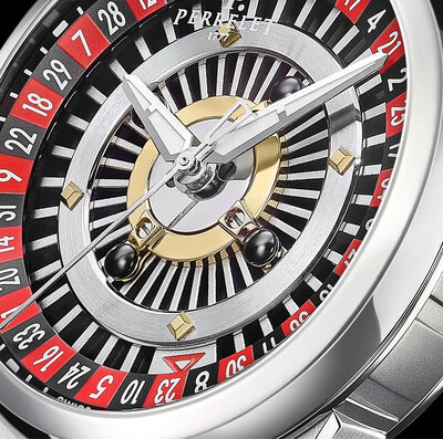 Perrelet Turbine Automatic A4066/S3 Casino Roulette Limited Edition (+ náhradný remienok)