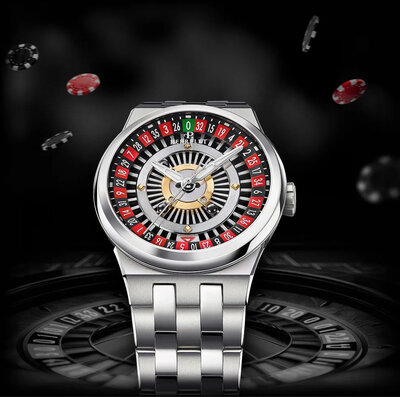 Perrelet Turbine Automatic A4066/S3 Casino Roulette Limited Edition (+ náhradný remienok)