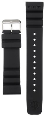 Silikónový remienok Orient V7729SB 22mm (pre model EL02), čierny