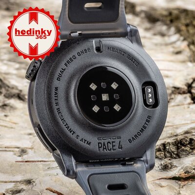 Coros Pace 4 Black Crystal / Silicone Band (rozbalené)