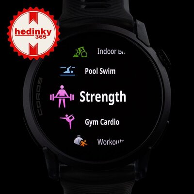 Coros Pace 4 Black Crystal / Silicone Band (rozbalené)
