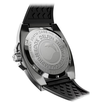 Edox Delfin 1973 Date Quartz 53032-3CA-AIN