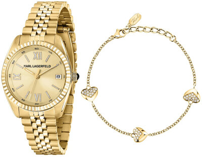 Karl Lagerfeld Timeless Code R0553108501 + náramok