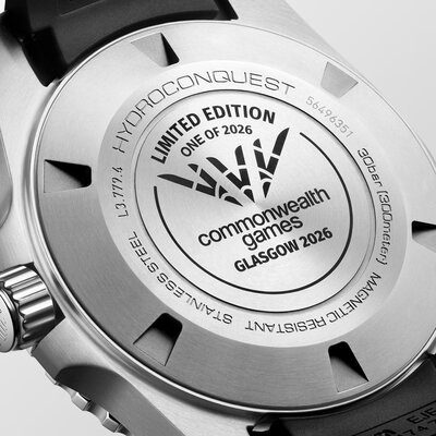 Longines Hydroconquest L3.779.4.09.9 Commonwealth Games Glasgow 2026 Limited Edition 2026pcs