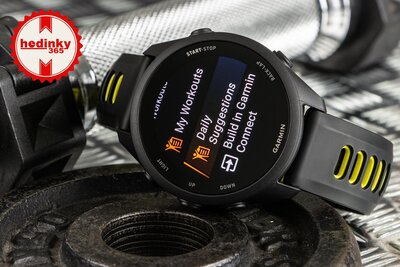 Garmin Forerunner 170 Music Black/Amp Yellow