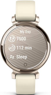 (SK) Garmin Lily 2 Cream Gold / Coconut Silicone Band V2