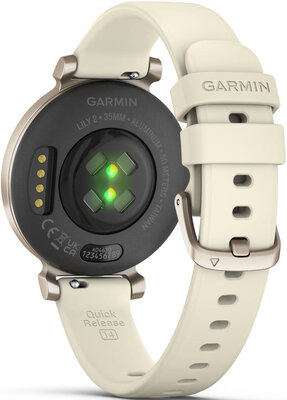 (SK) Garmin Lily 2 Cream Gold / Coconut Silicone Band V2