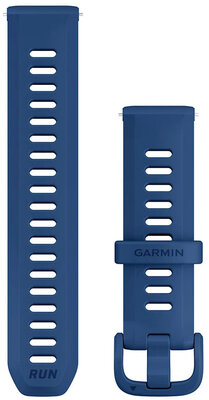 Silikonový řemínek Garmin 20mm, Tidal blue, Quick Release, 010-11251-BF