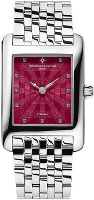 Frederique Constant Classics Carree Ladies Quartz FC-200PI2C6B Blush Edition by Felipao (+ prívesok)