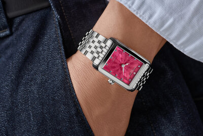 Frederique Constant Classics Carree Ladies Quartz FC-200PI2C6B Blush Edition by Felipao (+ prívesok)