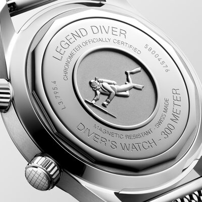 Longines Heritage Legend Diver Automatic Chronometer L3.795.4.59.9 (+ náhradný remienok)