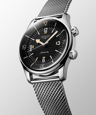 Longines Heritage Legend Diver Automatic Chronometer L3.795.4.59.9 (+ náhradný remienok)