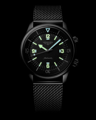 Longines Heritage Legend Diver Automatic Chronometer L3.795.4.59.9 (+ náhradný remienok)