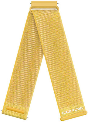 Nylonový popruh Coros (pro Apex 4 42mm, Pace 4, Pace Pro aj.), žltý, Quick Release