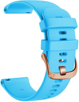 Silikónový remienok Ricardo Aprica 18mm, Blue, Quick Release