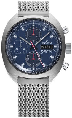Edox Sportsman Automatic 01132-3BU-BUGN Fangio Limited Edition 115pcs (+ náhradný remienok)