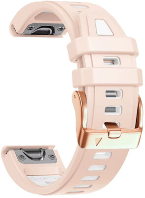 Silikónový remienok Ricardo Pozza 20mm, Beige, QuickFit