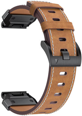Kožený remienok Ricardo Pavia 22mm, Brown, QuickFit