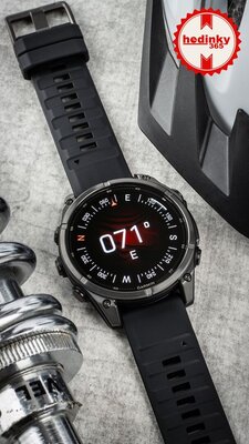 Garmin Fenix 9 AMOLED 47mm, Carbon Gray DLC Titanium Black