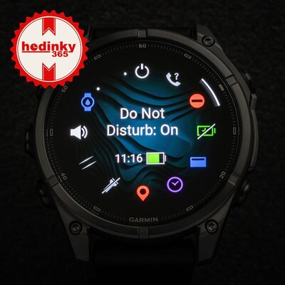 Garmin Fenix 9 AMOLED 47mm, Carbon Gray DLC Titanium Black