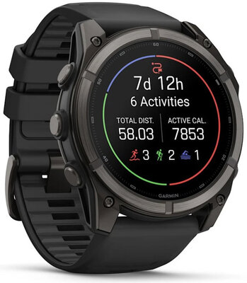 Garmin Fenix 9 AMOLED 51mm, Carbon Gray DLC Titanium Black