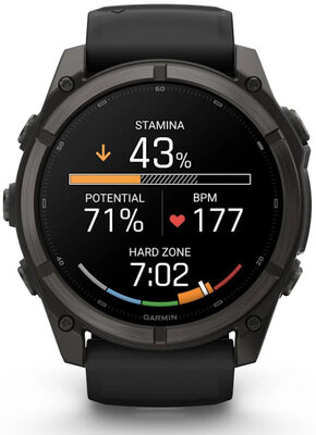 Garmin Fenix 9 AMOLED 51mm, Carbon Gray DLC Titanium Black