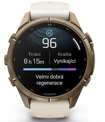 Garmin Fenix 9 Pro AMOLED 43mm, Autumn Gold Titanium Cream/French Gray