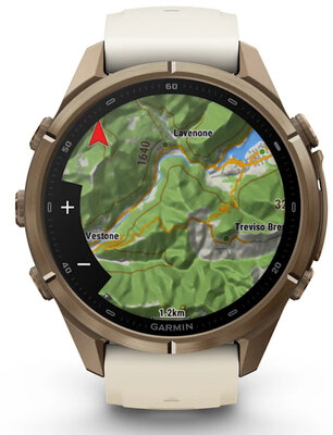 Garmin Fenix 9 Pro AMOLED 43mm, Autumn Gold Titanium Cream/French Gray