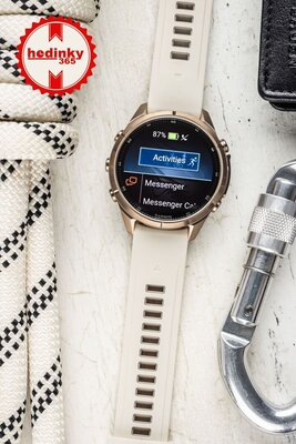 Garmin Fenix 9 Pro AMOLED 43mm, inReach, Autumn Gold Titanium/Bone (Premium) (+ náhradný remienok)