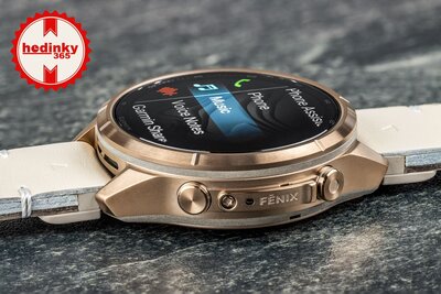 Garmin Fenix 9 Pro AMOLED 43mm, inReach, Autumn Gold Titanium/Bone (Premium) (+ náhradný remienok)